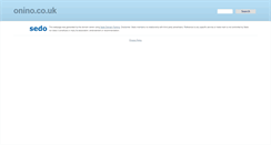 Desktop Screenshot of onino.co.uk